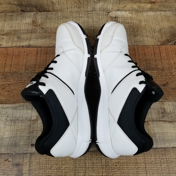 Nike Durasport 4 Men Sz 10 Wide White Black Golf Shoe Low Athletic 844550-100 - Picture 6 of 9